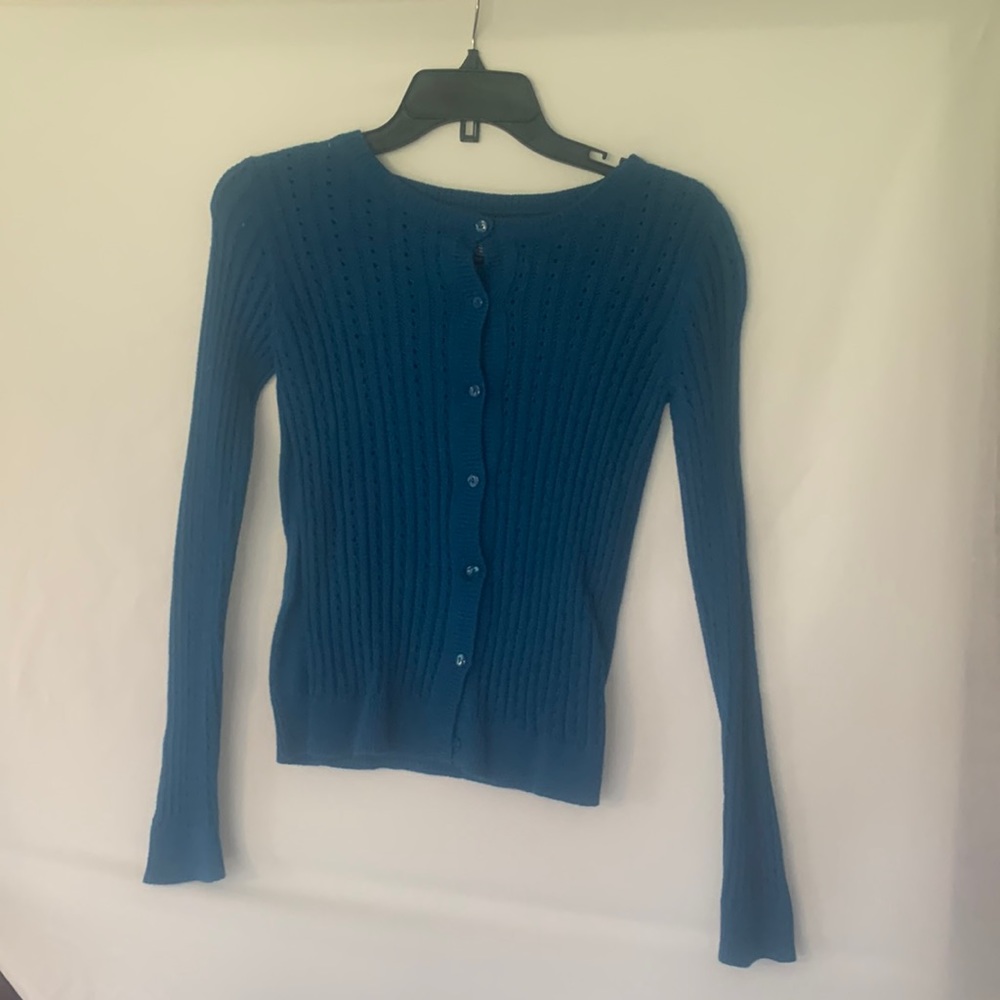 Gap Kids Royal Blue Button Down Cardigan